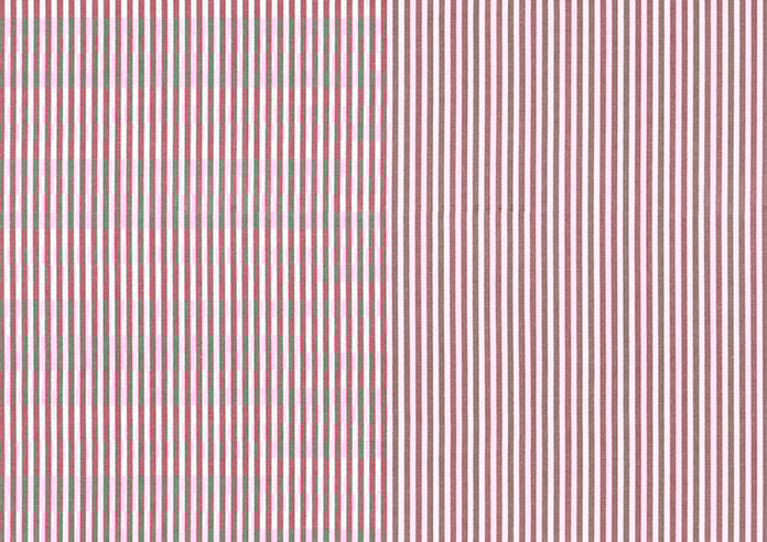 Nautical Stripes, Prom Red - Motorised Roman Blind - Image 7